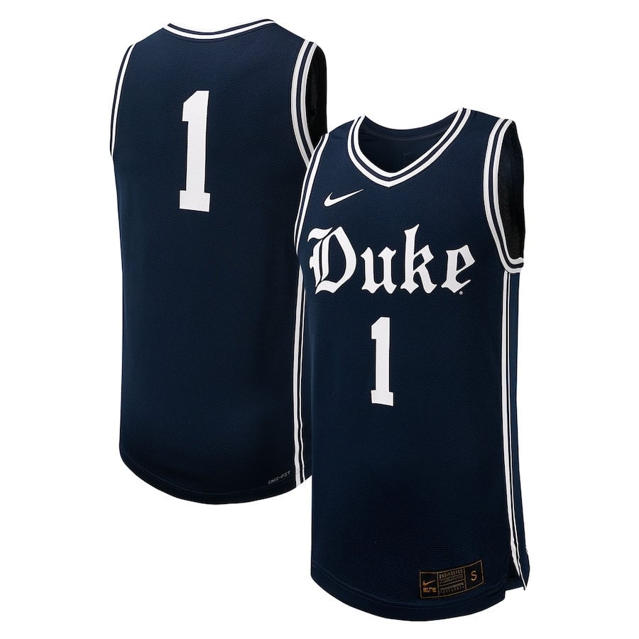 #1 Duke Blue Devils Basketball Men Jersey - Black