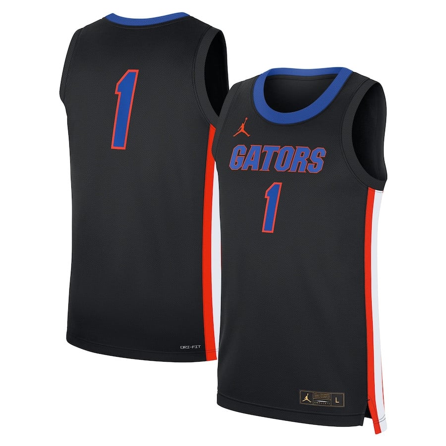 #1 Florida Gators Alternate Jersey - Black