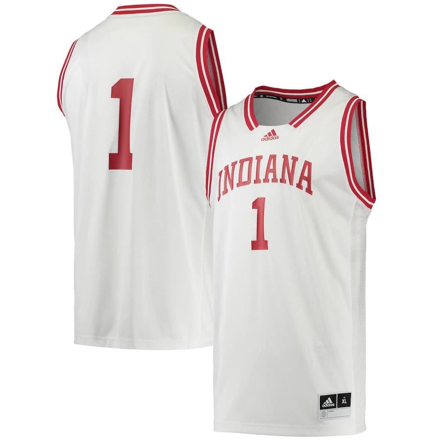 1 Indiana Hoosiers Reverse Retro Jersey - White