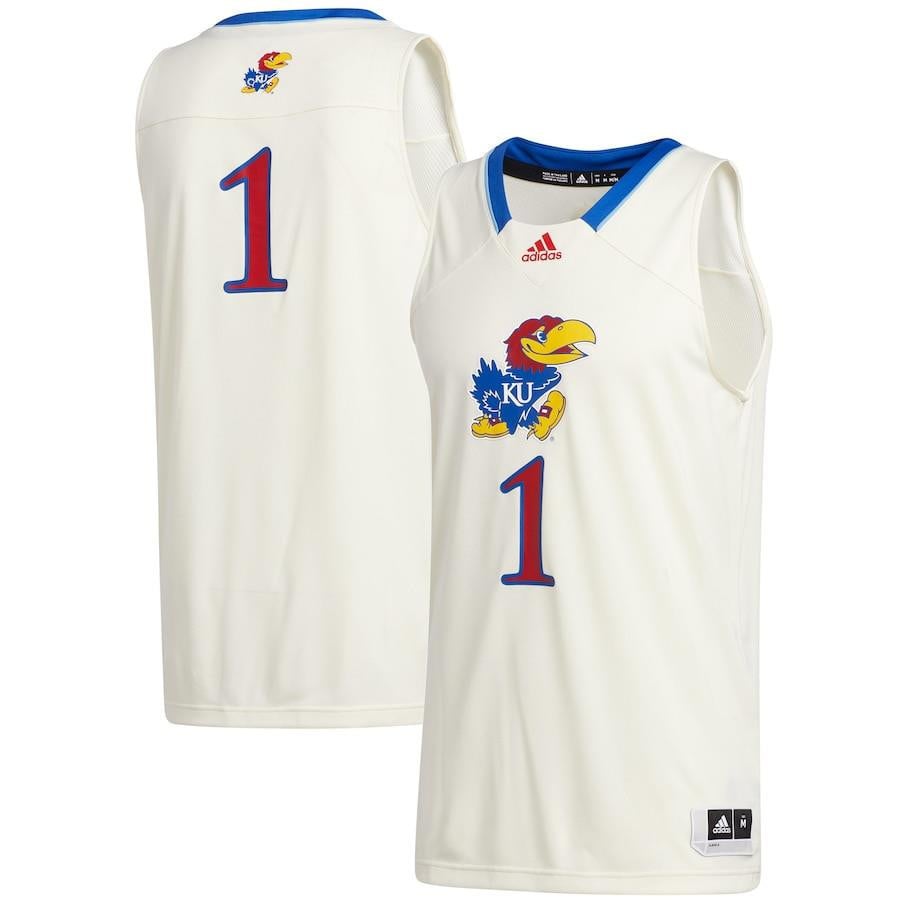 1 Kansas Jayhawks Swingman Jersey - Cream
