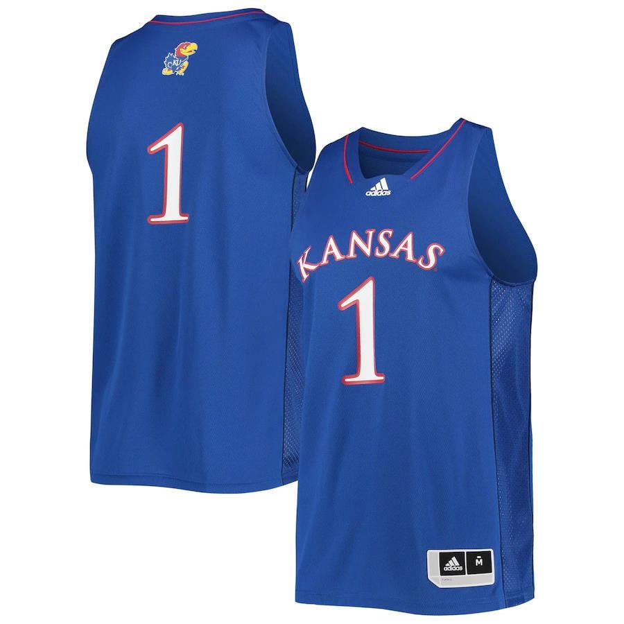 1 Kansas Jayhawks Team Swingman Basketball Jersey - Royal