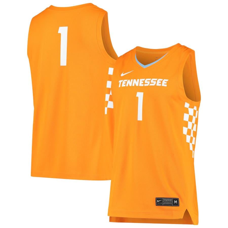 1 Tennessee Volunteers Unisex Basketball Jersey - Tennessee Orange