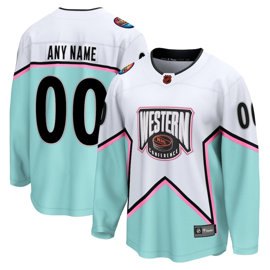 2023 All-star Game Logo - Western Conference Custom Jersey - White