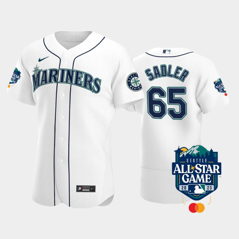 2023 All-star Game Seattle Mariners 65 Casey Sadler White Jersey