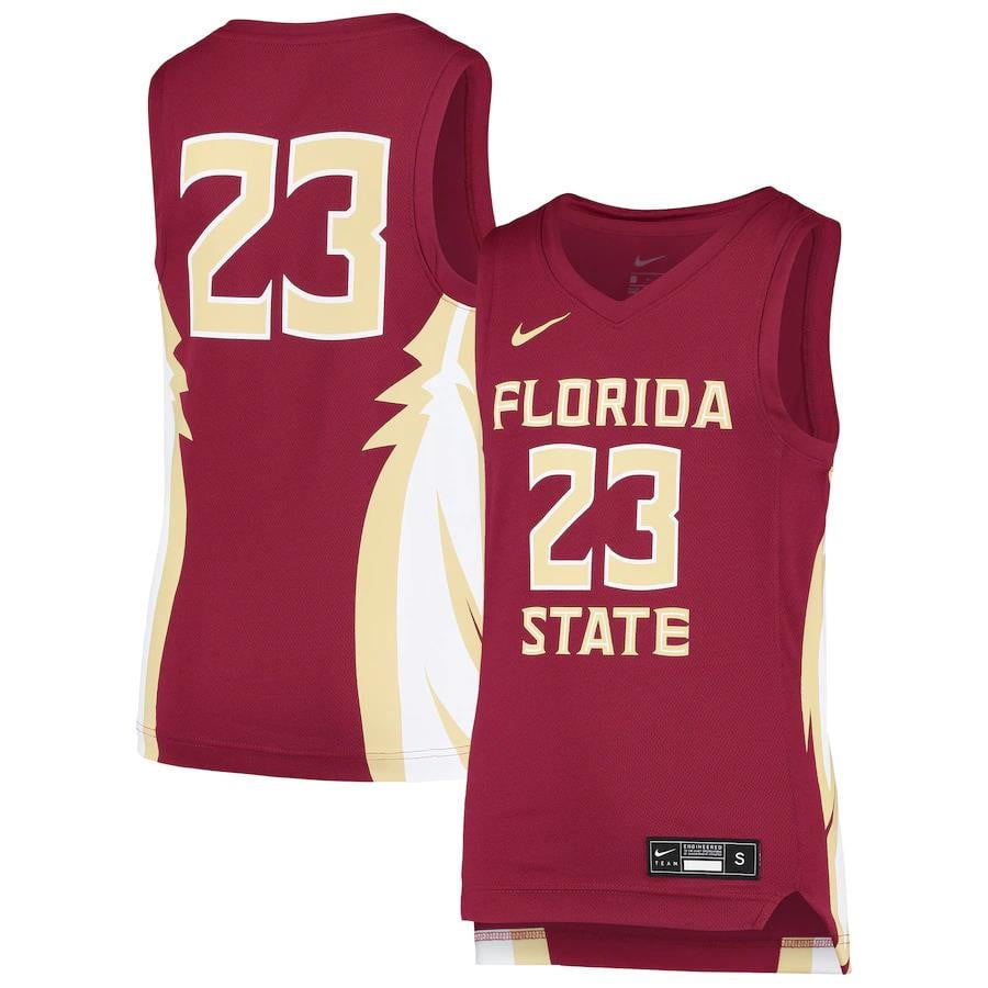 23 Florida State Seminoles Team Basketball Jersey - Garnet
