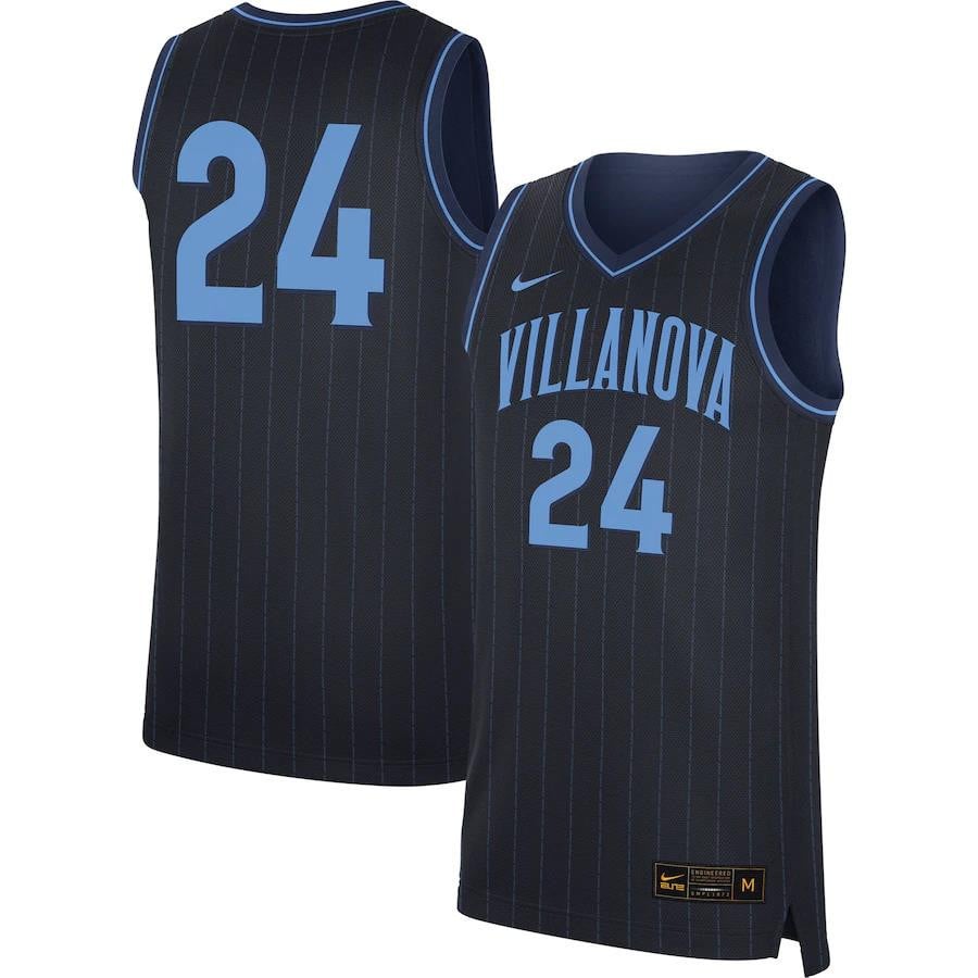 24 Villanova Wildcats Basketball Jersey - Navy