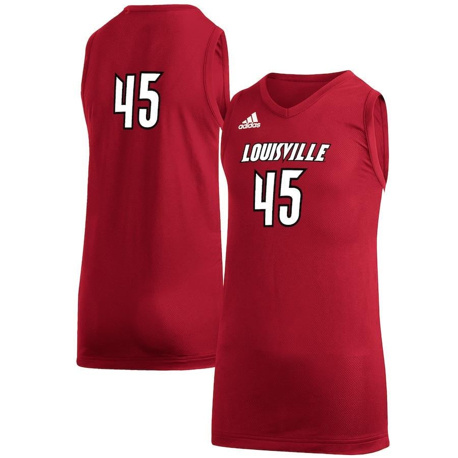 45 Louisville Cardinals Youth Game Jersey - Red