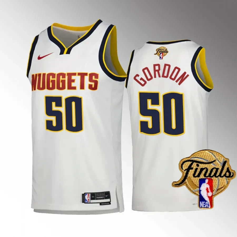 Aaron Gordon 50 Denver Nuggets 2023 Nba Finals Champions Edition Jersey - White