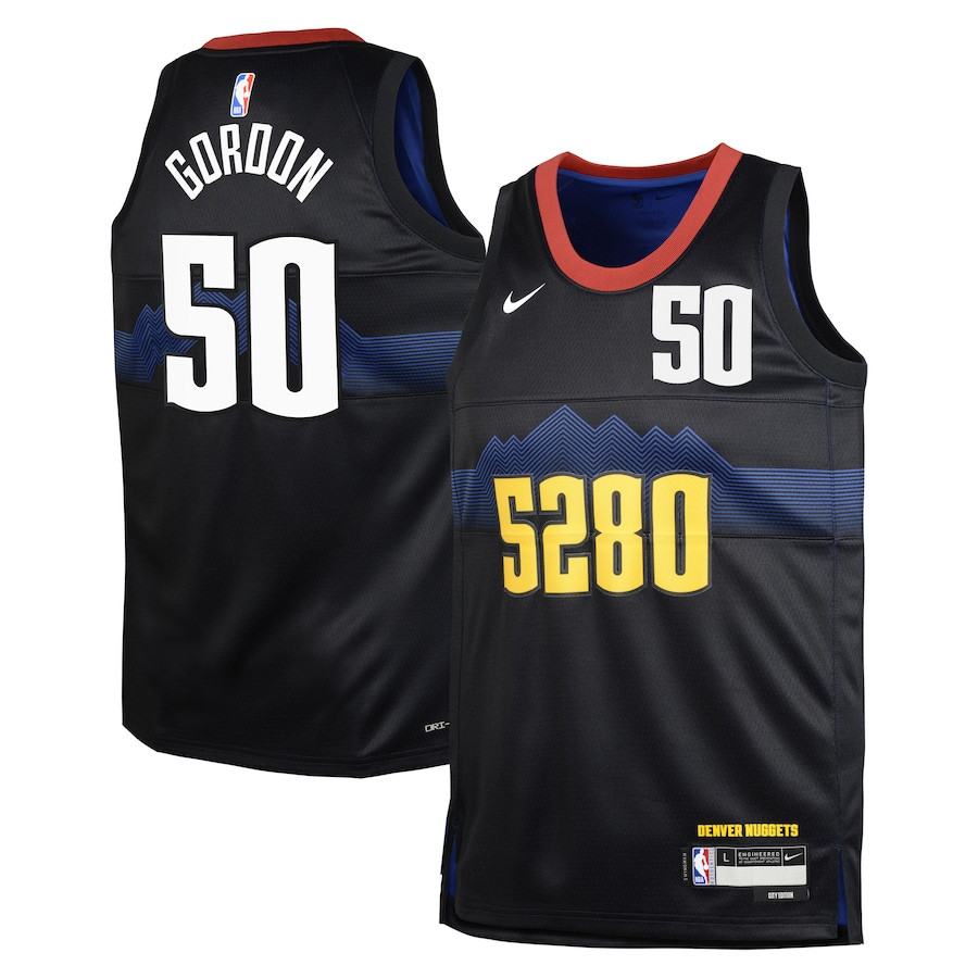 Aaron Gordon 50 Denver Nuggets 2023/24 City Edition Swingman Youth Jersey - Black