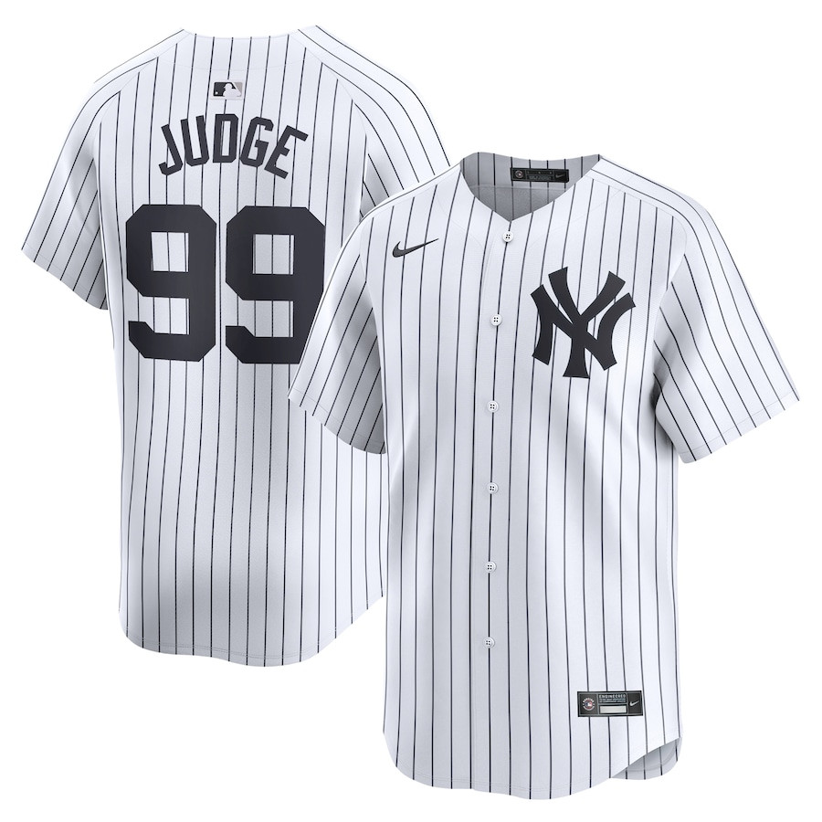 Aaron Judge 99 New York Yankees Home Limited Youth Jersey - White