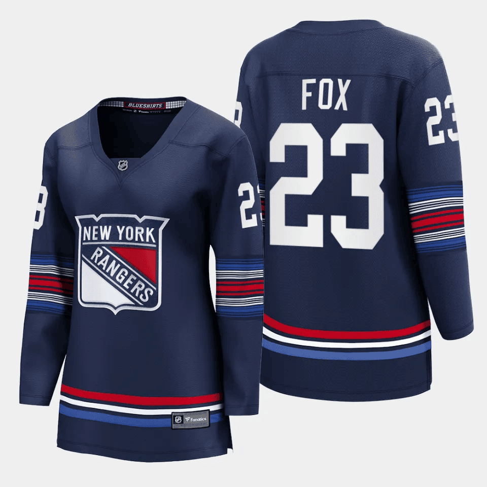 Adam Fox 23 New York Rangers Women Alternate Premier Breakaway Jersey - Navy