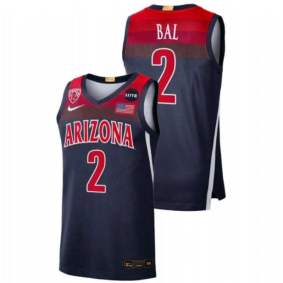 Adama Bal 2 Navy Arizona Wildcats 2023 College Basketball Elite Limited Jersey