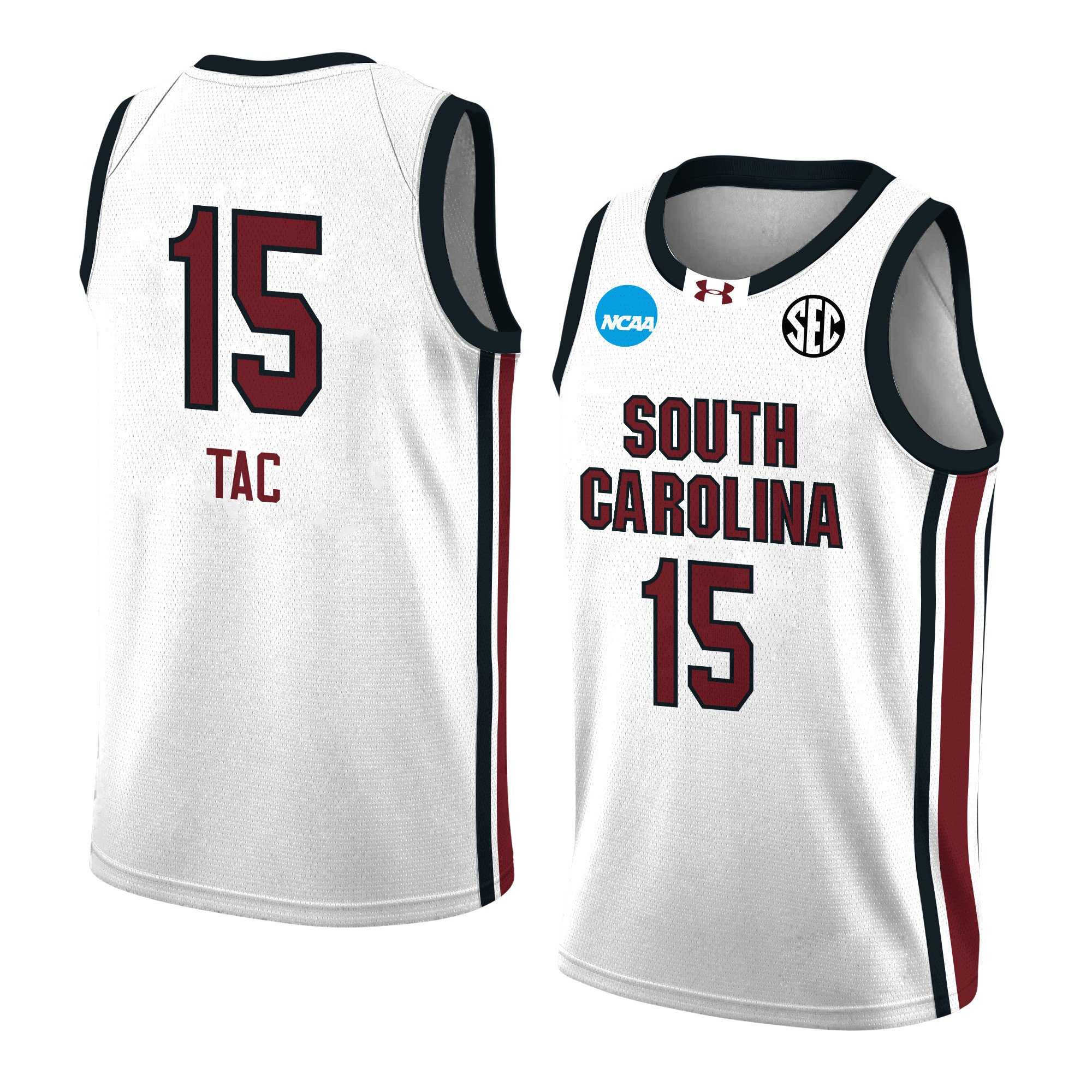 Adhel Tac 15 South Carolina 2024 Women's Basketball Jersey - White, Unisex Jersey