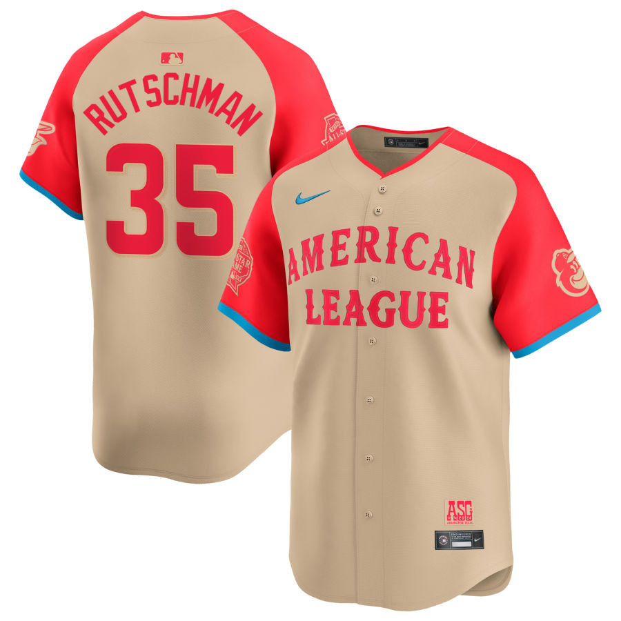 Adley Rutschman 35 American League 2024 All-star Game Limited Player Men Jersey - Cream