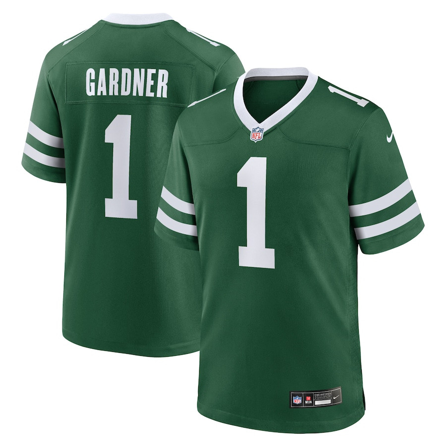 Ahmad Sauce Gardner 1 New York Jets Game Men Jersey - Legacy Green Js6783
