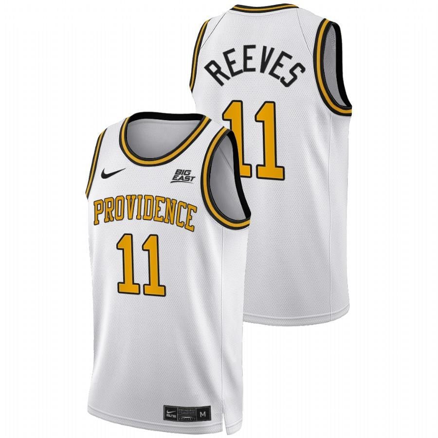 A.j. Reeves 11 White Providence Friars 2022 Big East College Basketball Jersey