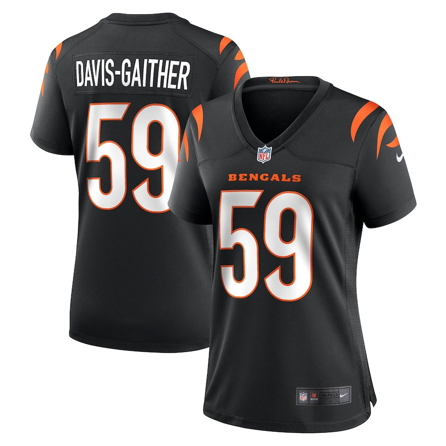 Akeem Davis-gaither 59 Cincinnati Bengals Women Game Jersey - Black Js5431