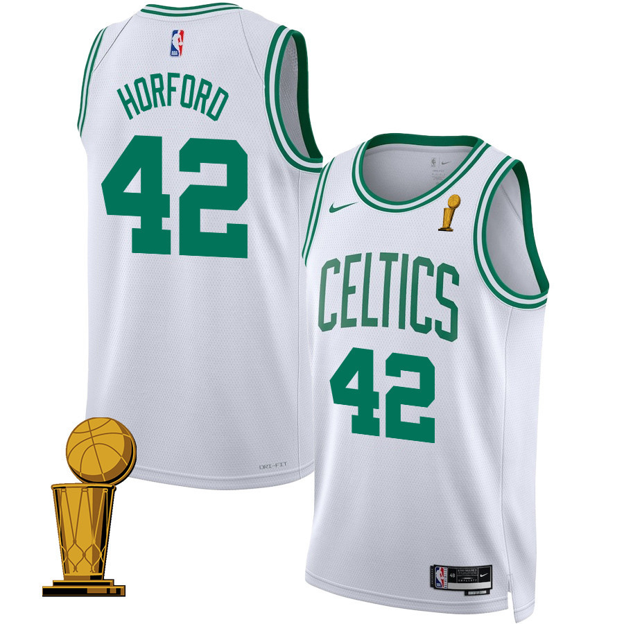 Al Horford 42 Boston Celtics 2024 Finals Champions Swingman Jersey - Association Edition - White