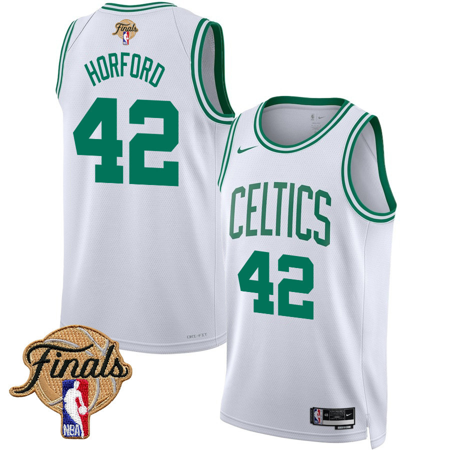 Al Horford 42 Boston Celtics 2024 Finals Patch Swingman Jersey - Association Edition - White