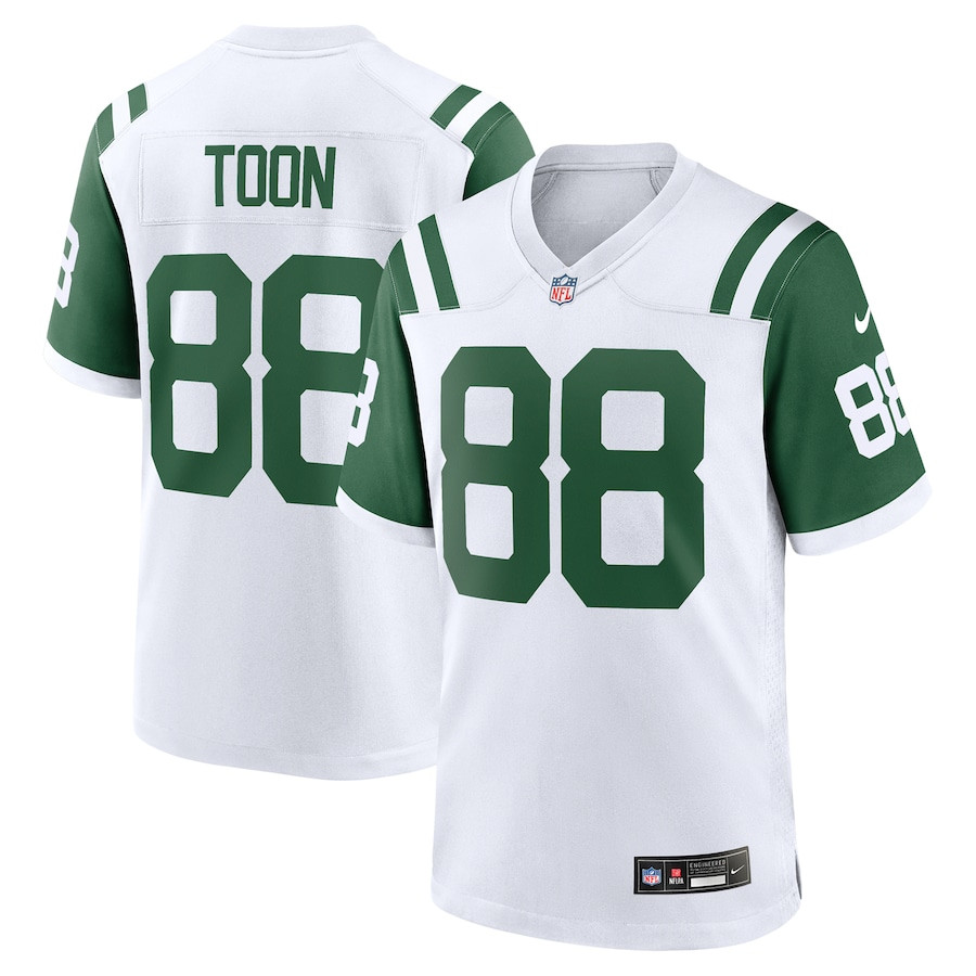 Al Toon 88 New York Jets Classic Alternate Retired Player Game Men Jersey - White Js6188