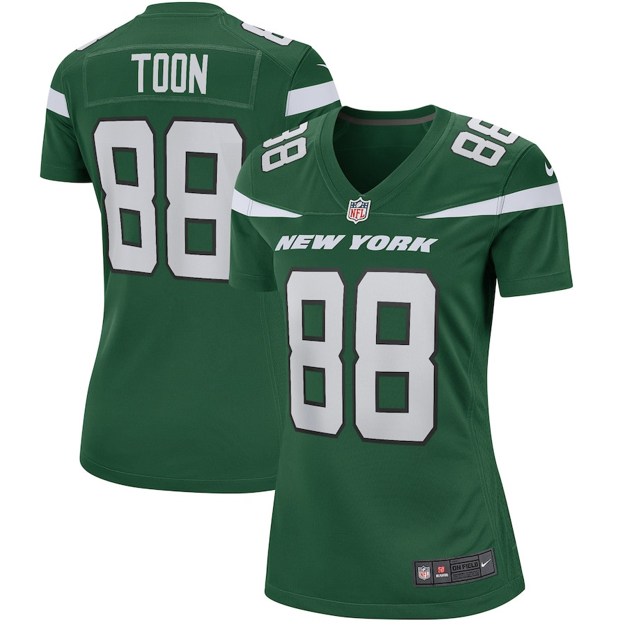 Al Toon 88 New York Jets Women Game Retired Jersey - Gotham Green Js3562