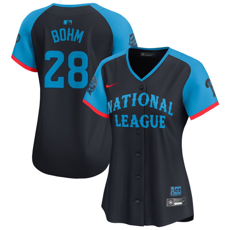 Alec Bohm 28 National League 2024 All-star Game Limited Player Women Jersey - Navy