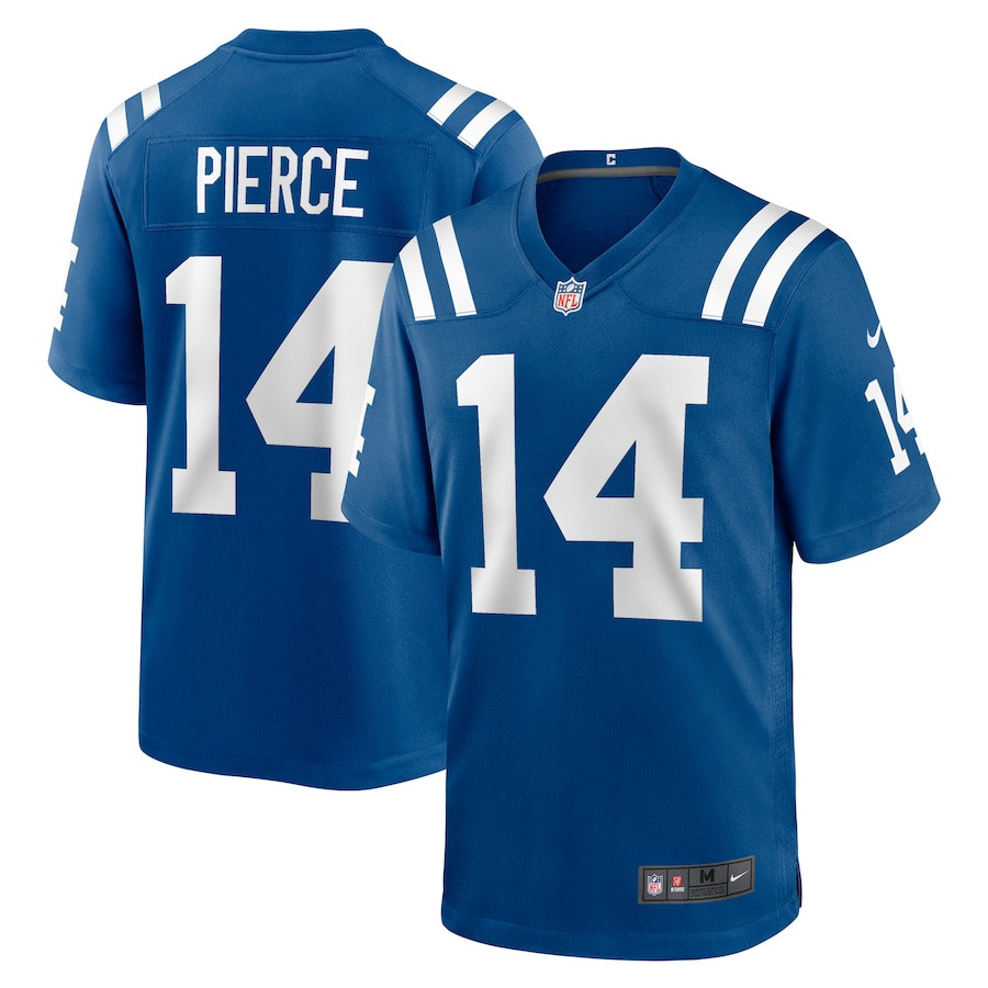 Alec Pierce 14 Indianapolis Colts Player Game Men Jersey - Royal Js6272