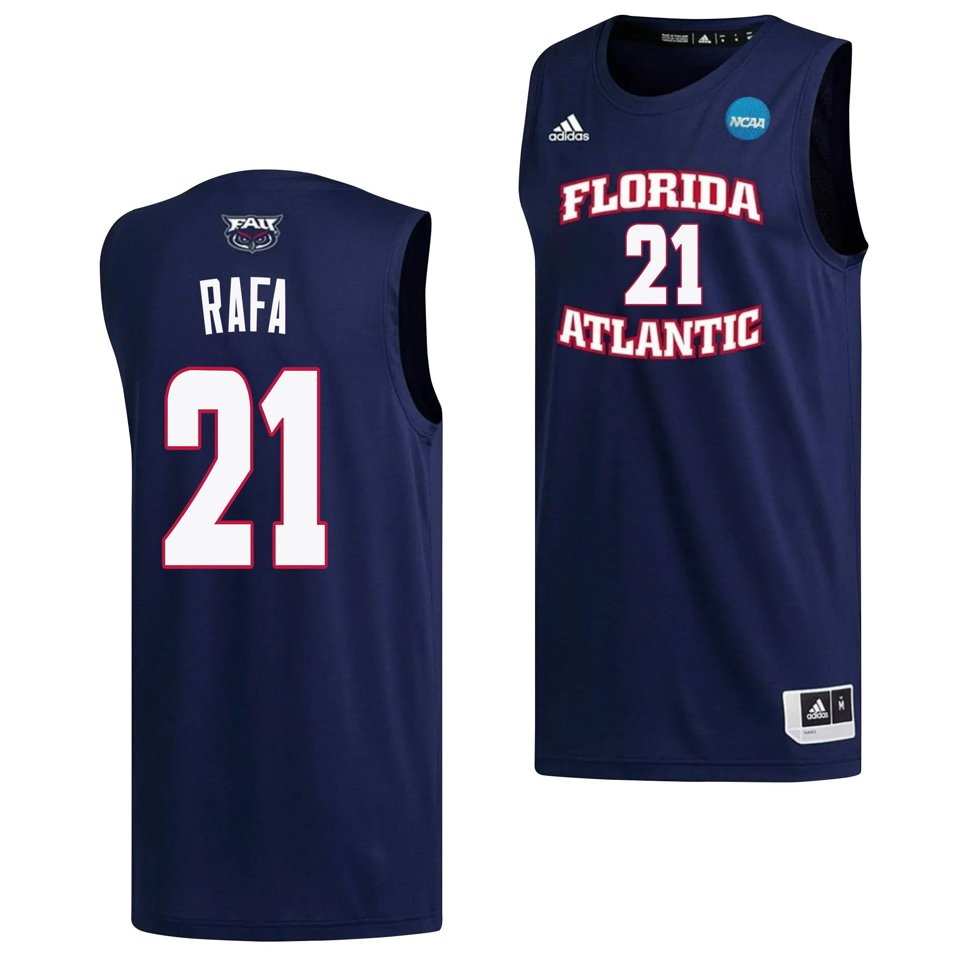 Alejandro Ralat 21 Fau Owls 2023 March Madness Basketball Men Jersey- Navy