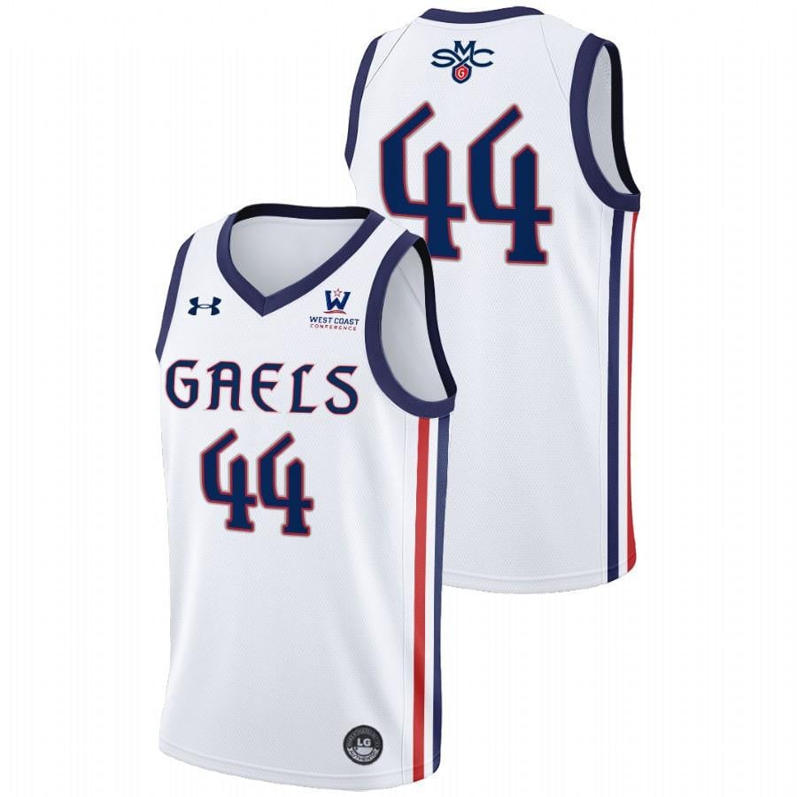 Alex Ducas 44 White Saint Mary's Gaels 2022 College Basketball Jersey