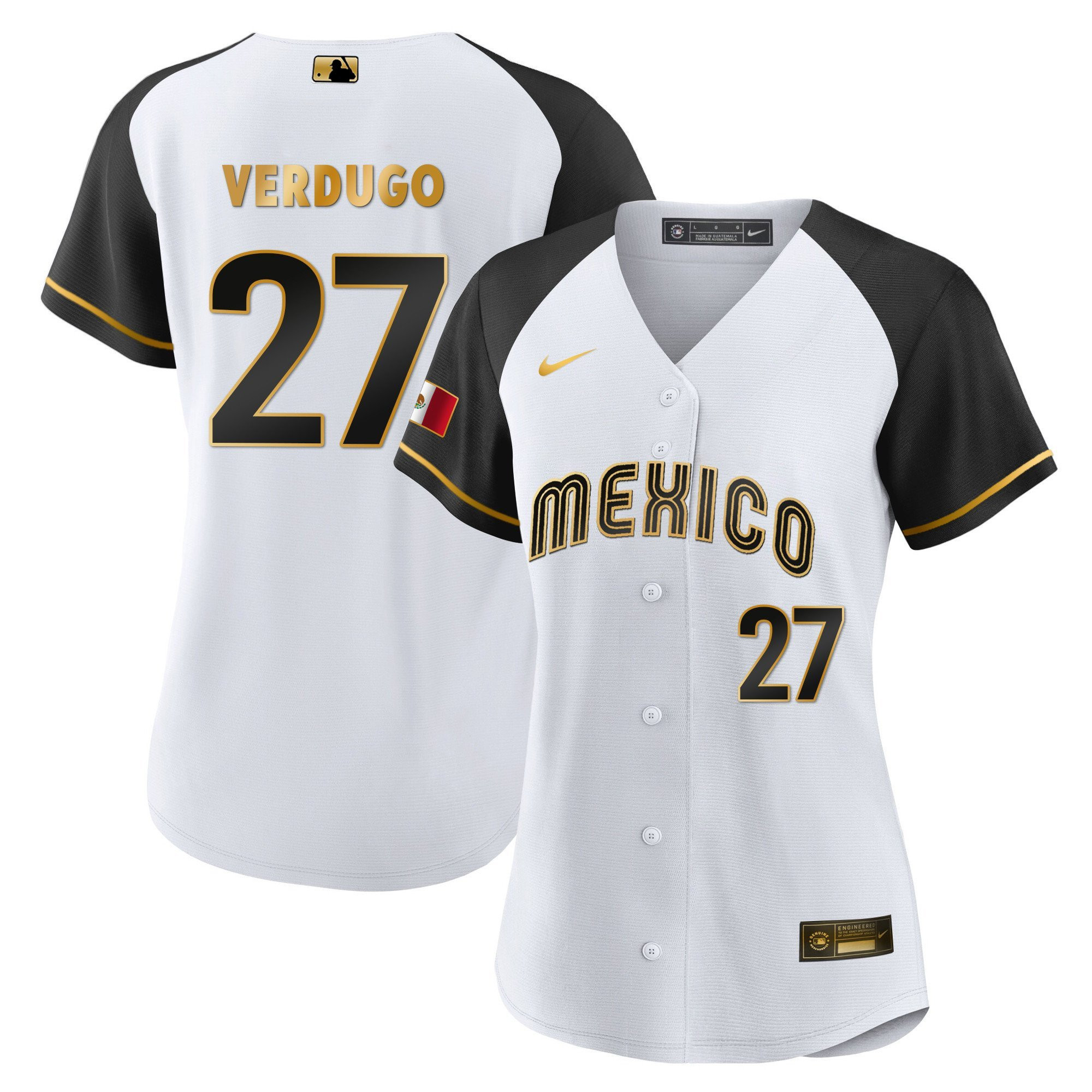 Alex Verdugo 27 Mexico 2023 Baseball Jersey - Alternate