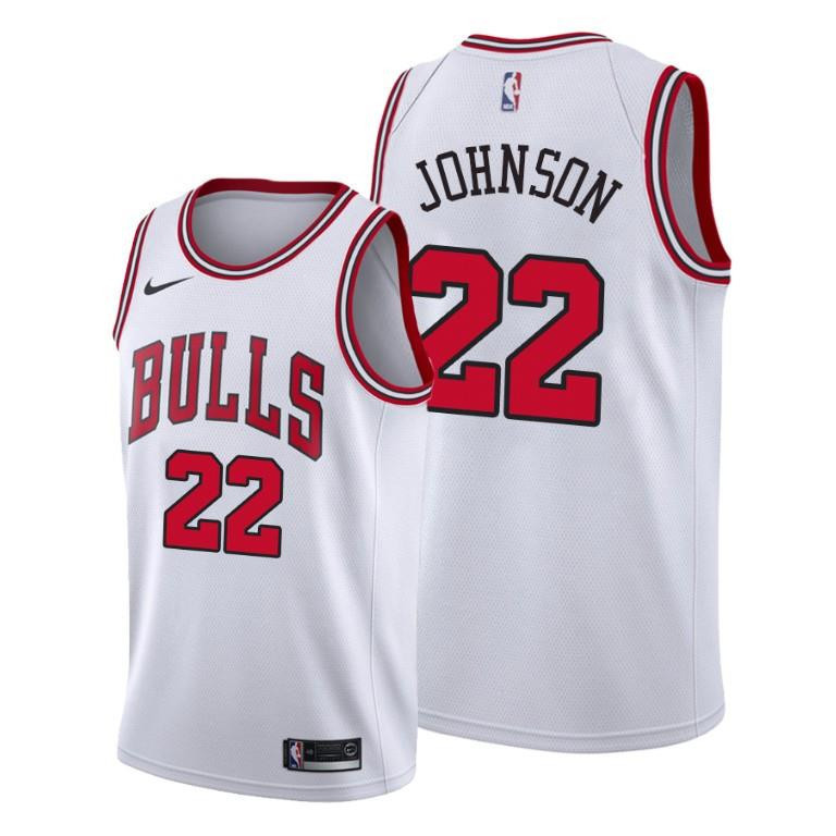 Alize Johnson Chicago Bulls White Association Edition Jersey 24 - Men Jersey