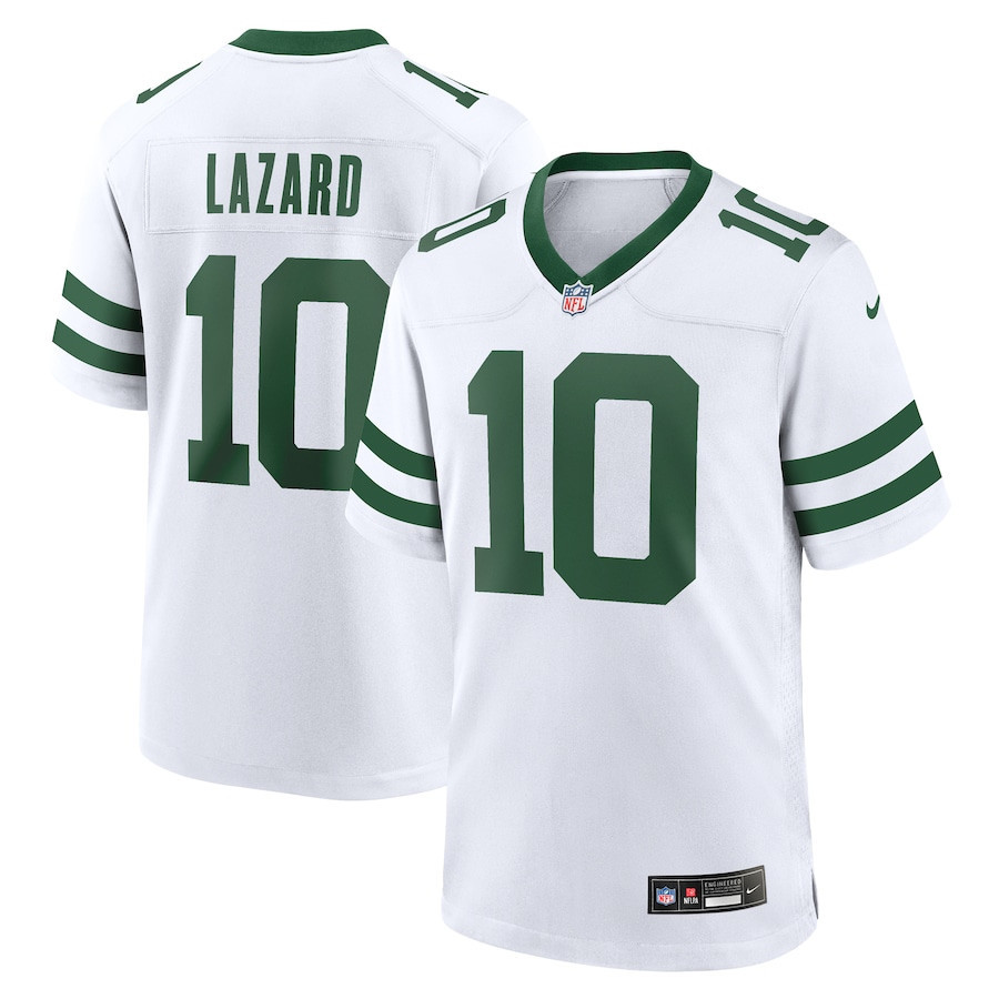 Allen Lazard 10 New York Jets Game Jersey - Men, Legacy White Js9394