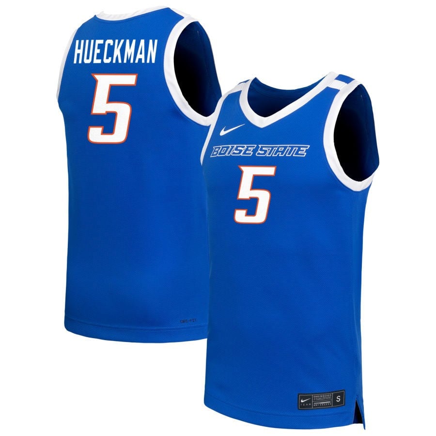 Allie Hueckman 5 Boise State Broncos Unisex Nil Women's Basketball Jersey - Royal