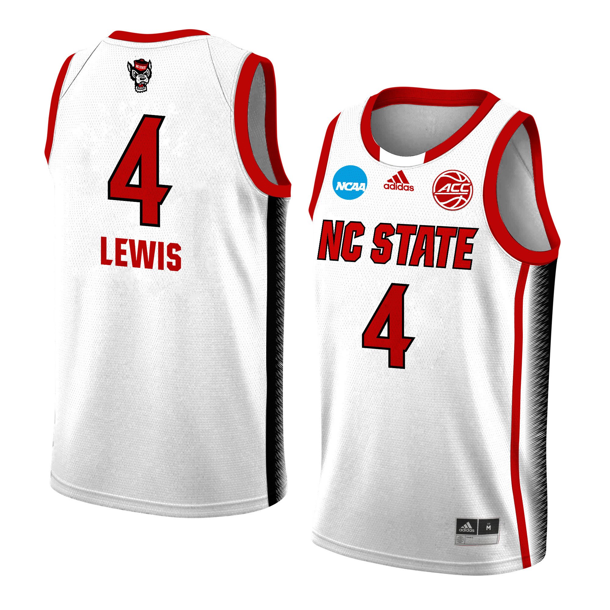 Alyssa Lewis 4 Nc State Wolfpack 2024 Women's Basketball Jersey - White, Unisex Jersey