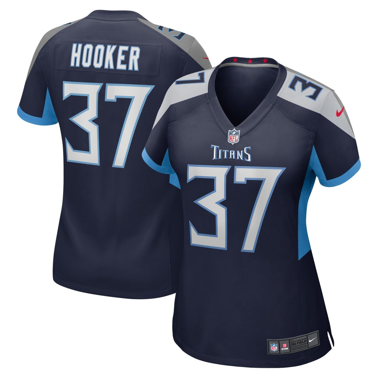 Amani Hooker 37 Tennessee Titans Women's Game Jersey - Navy Js1131