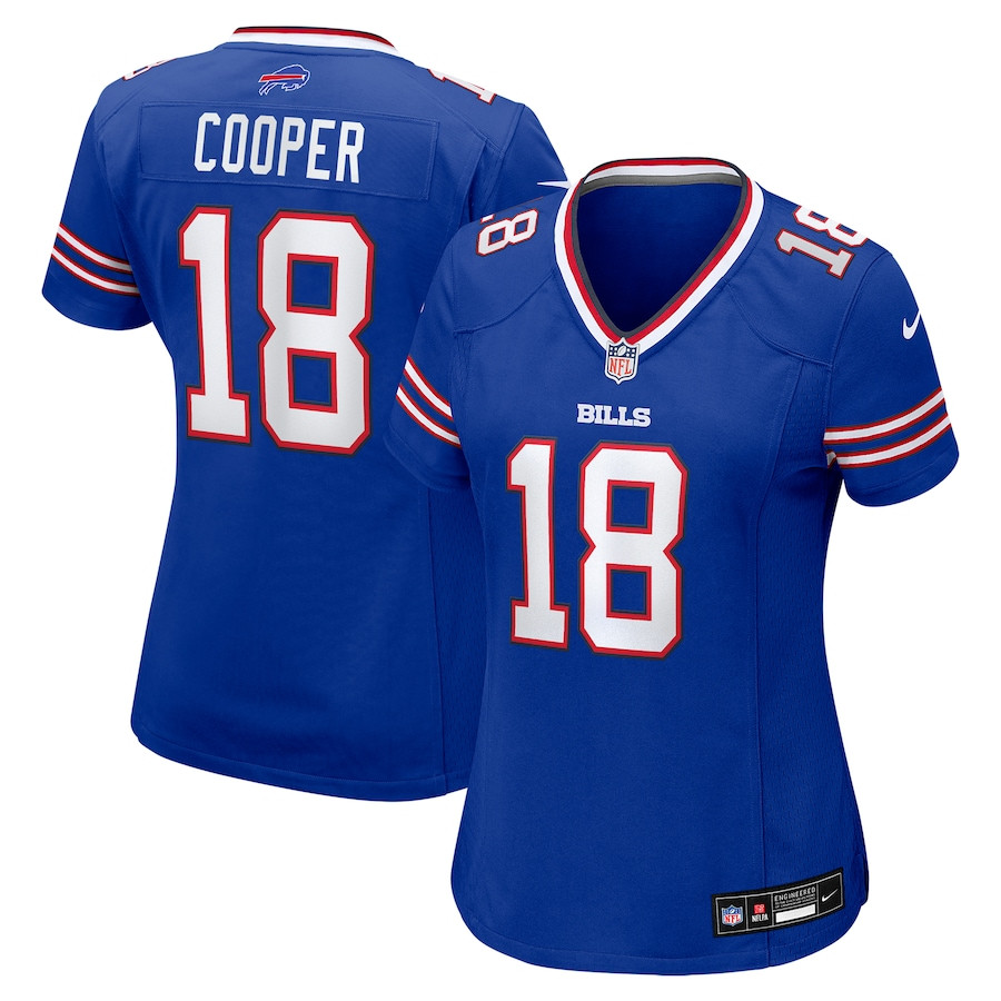 Amari Cooper 18 Buffalo Bills Women's Game Jersey - Royal Js6487