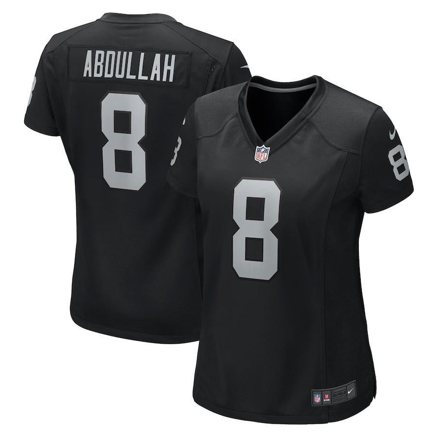 Ameer Abdullah 8 Las Vegas Raiders Women's Team Game Jersey - Black Js1203