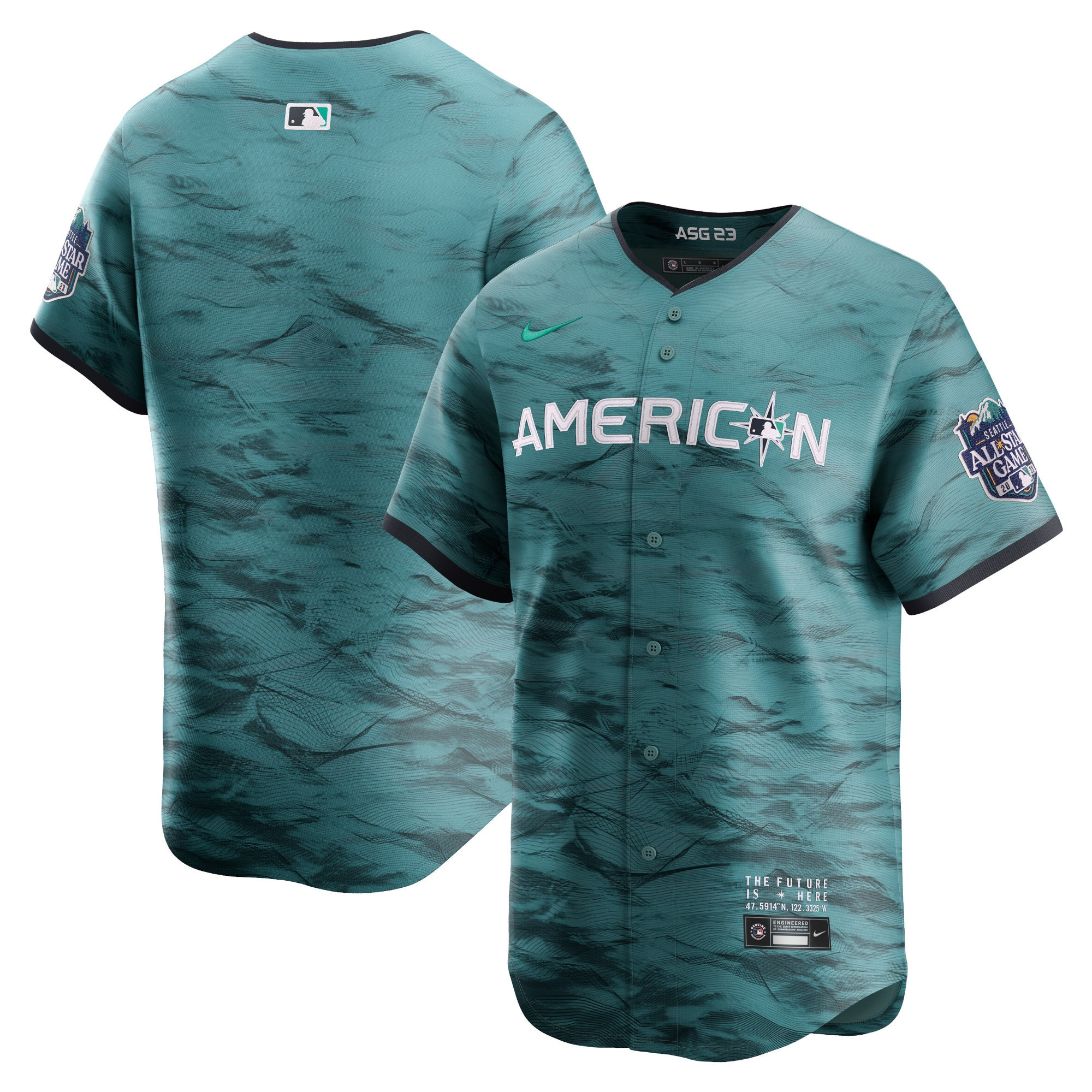 American League 2023 All-star Game Limited Jersey - Men Teal