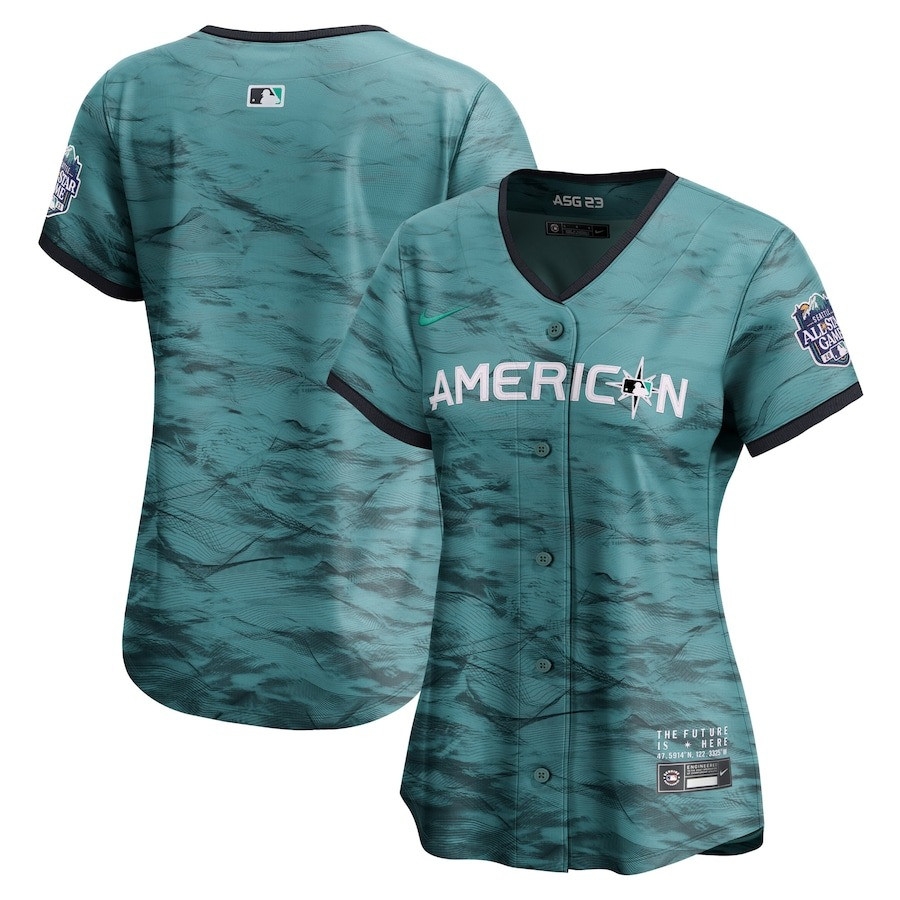 American League Women's 2023 All-star Game Limited Jersey - Teal