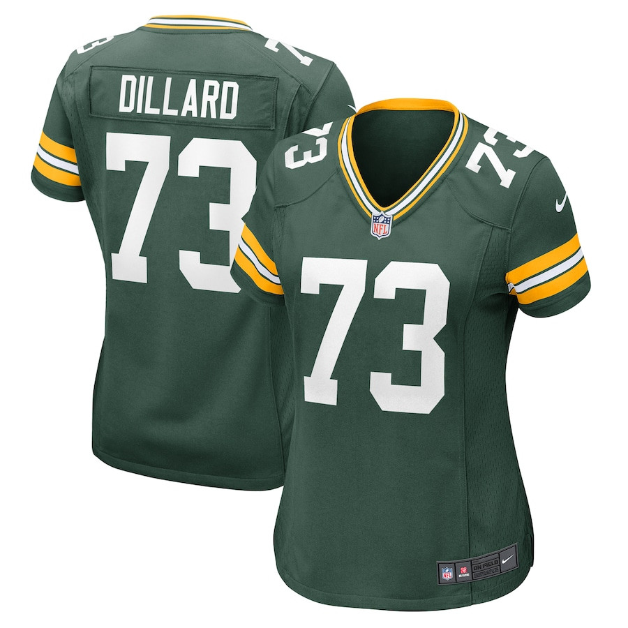 Andre Dillard 73 Green Bay Packers Women's Game Jersey - Green Js3546