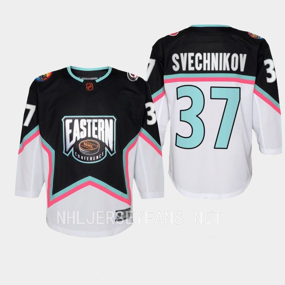 Andrei Svechnikov 37 Carolina Hurricanes 2023 All-star Eastern Conference Jersey Black