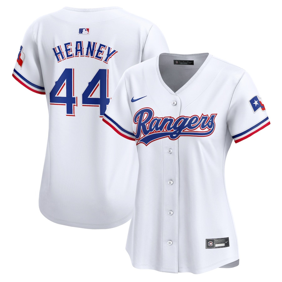 Andrew Heaney 44 Texas Rangers Women Home Limited Player Jersey - White