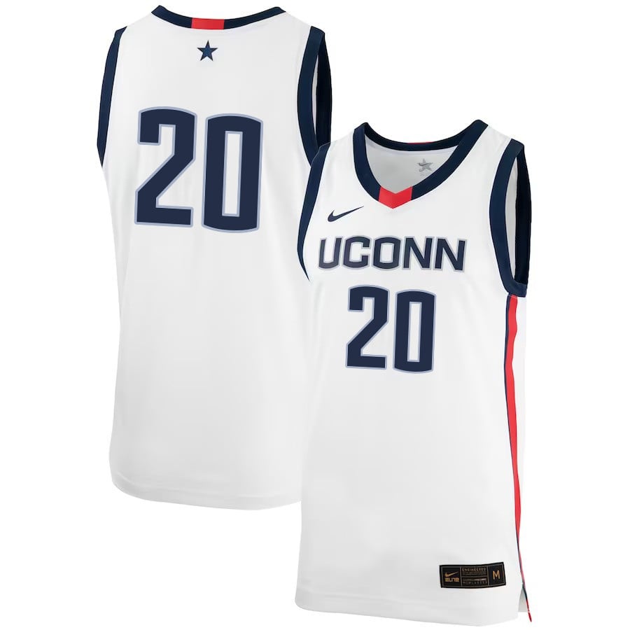 Andrew Hurley 20 Uconn Huskies Basketball Jersey - Men White
