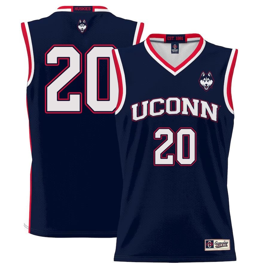 Andrew Hurley 20 Uconn Huskies Basketball Men Jersey - Navy
