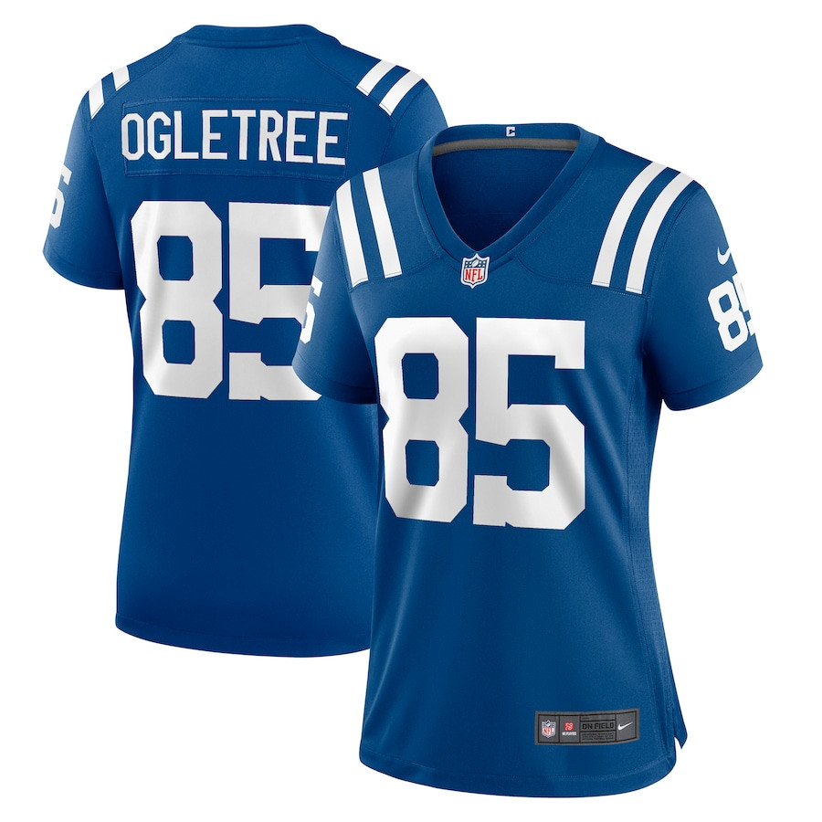 Andrew Ogletree 85 Indianapolis Colts Women's Game Jersey - Royal Js3751