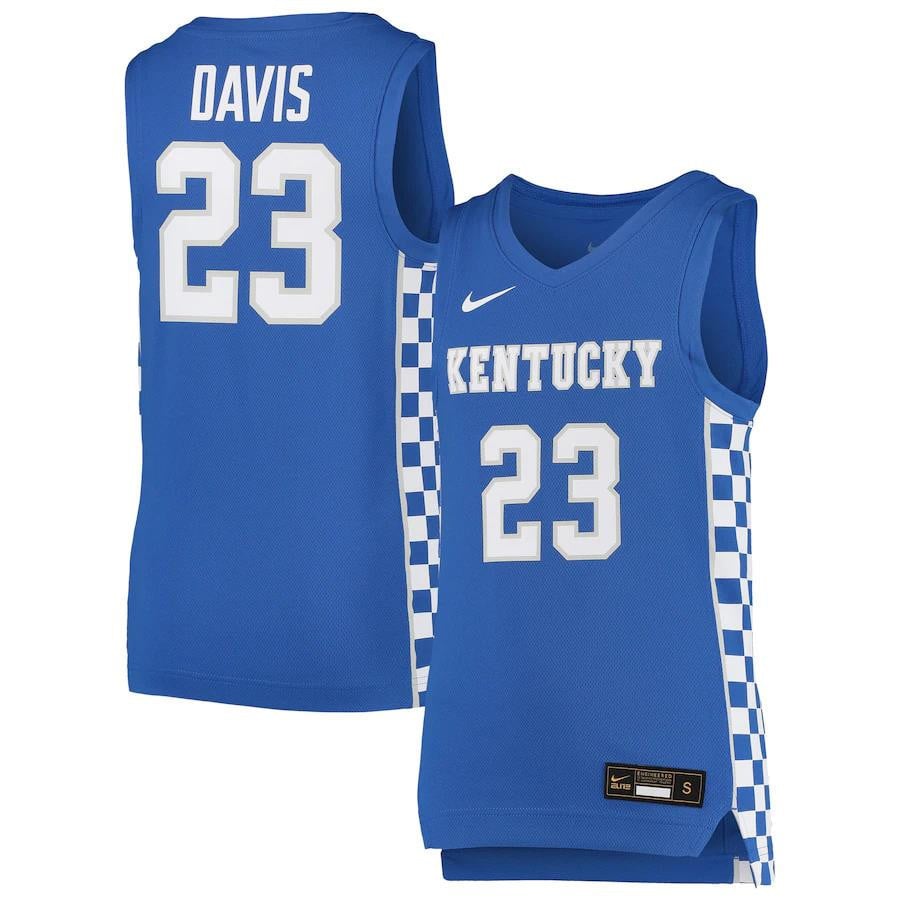 Anthony Davis Kentucky Wildcats Youth Basketball Jersey - Royal