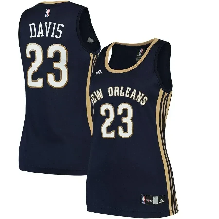 Anthony Davis New Orleans Pelicans Women's Road Jersey - Navy
