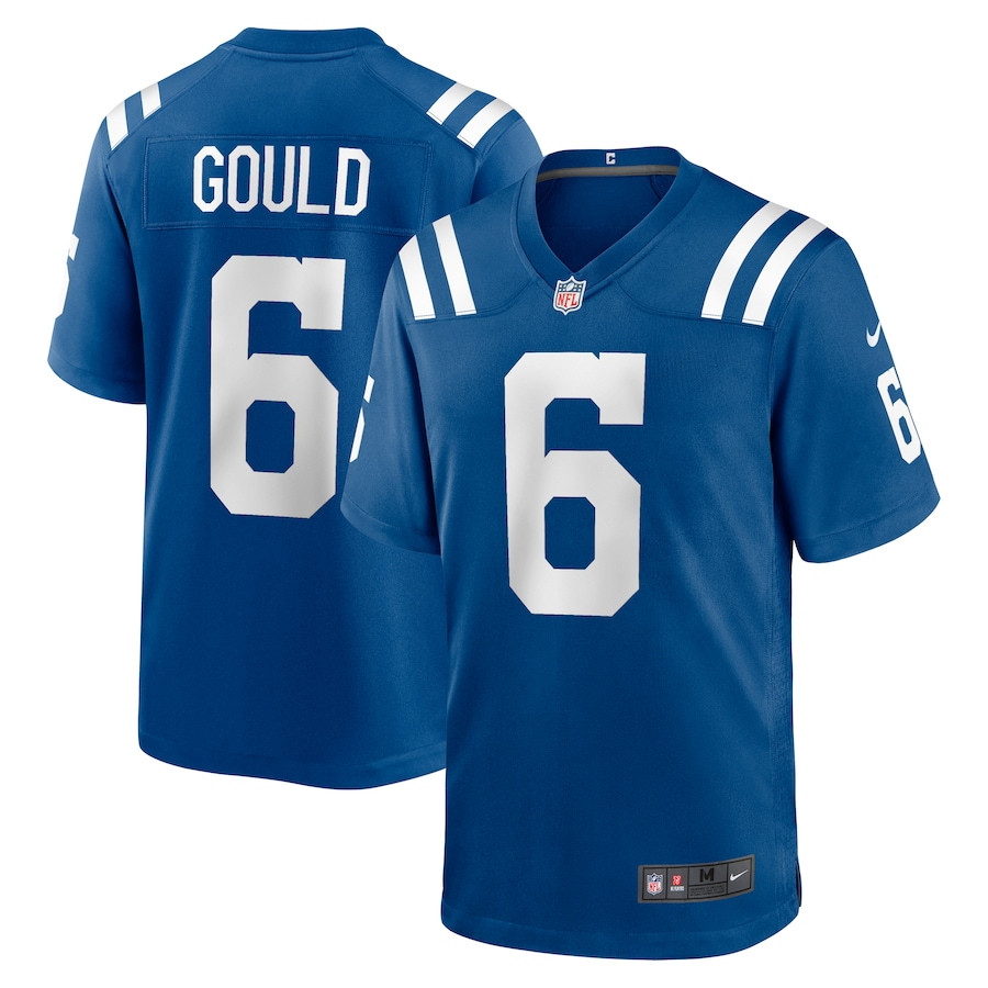 Anthony Gould 6 Indianapolis Colts Game Men Jersey - Royal Js7580
