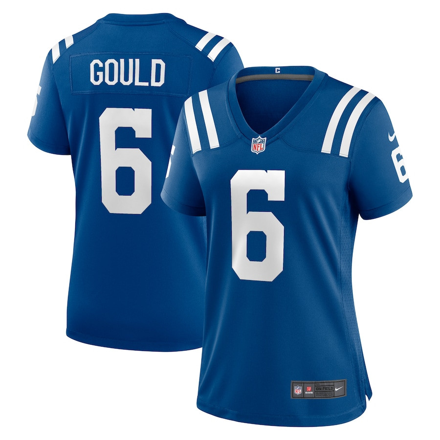 Anthony Gould 6 Indianapolis Colts Women's Game Jersey - Royal Js4117
