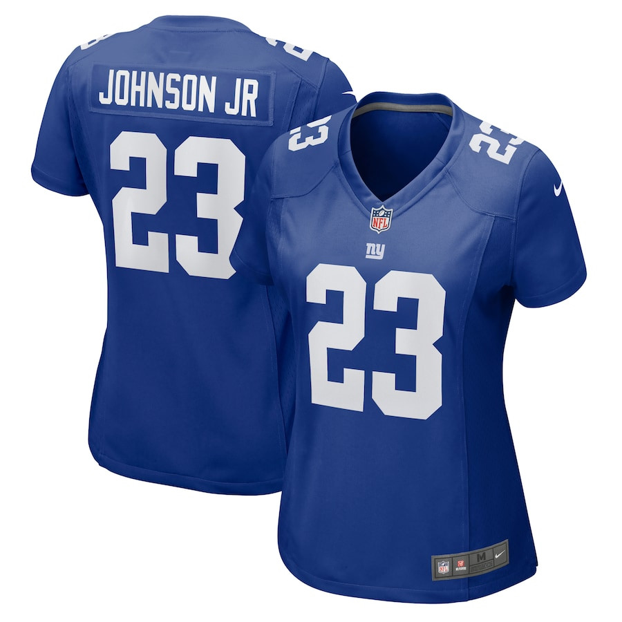 Anthony Johnson Jr. 23 New York Giants Women's Game Jersey - Royal Js4419